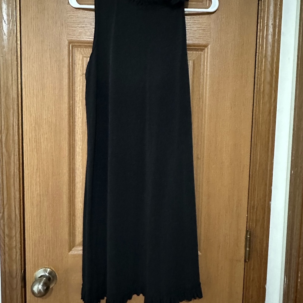Annalee + Hope Black ruffle dress Medium